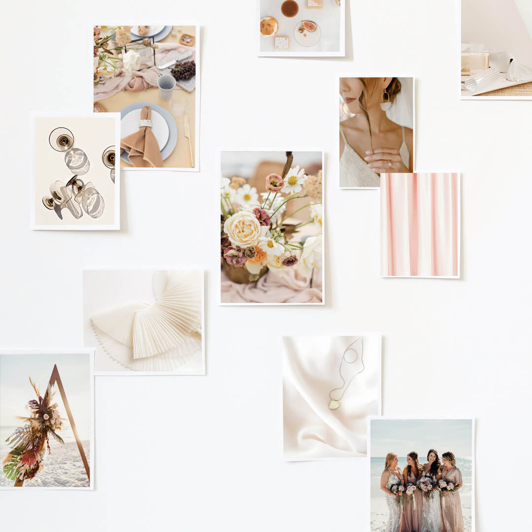 How to Create a Wedding Vision + Inspiration Board